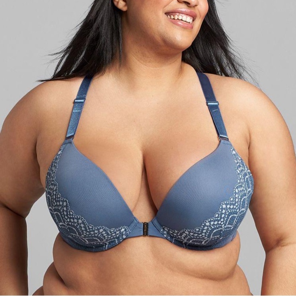 Cacique Boost Plunge Front Hook Bra